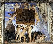 Andrea Mantegna Inscription with Putti oil painting artist